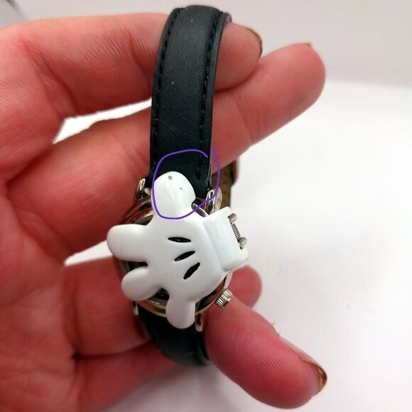 Disney Mickey Mouse Glove Flip Top Cover Vintage Wristwatch main image 11
